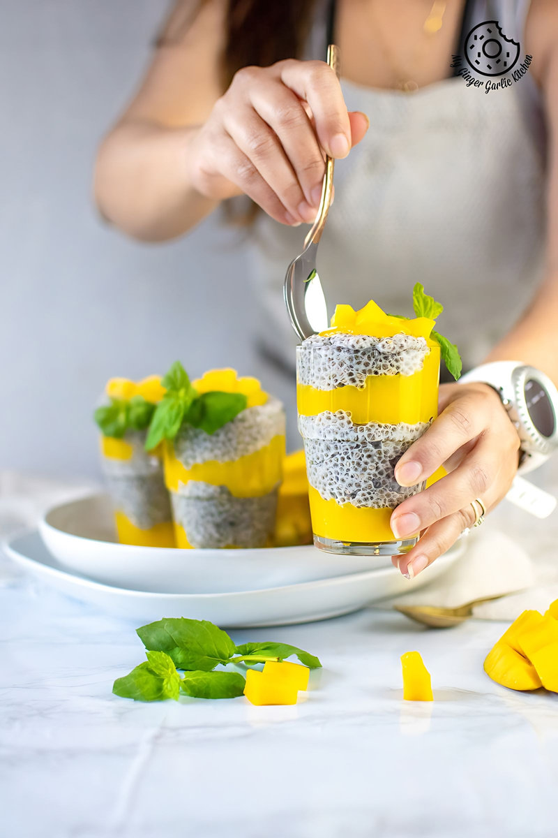 Coconut Mango Chia Pudding