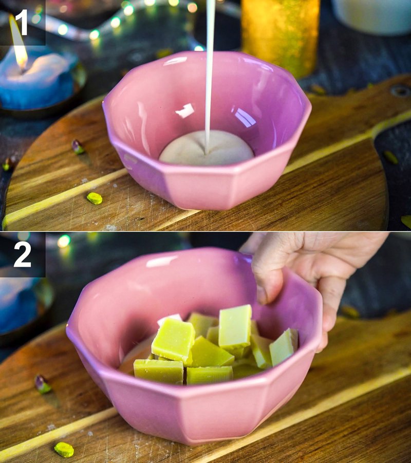Image of the recipe cooking step-1-1 for Coconut Ladoo Truffles