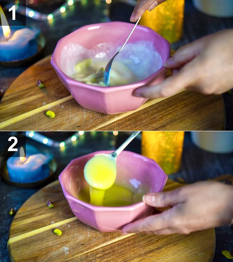 Image of the recipe cooking step-1-2 for Coconut Ladoo Truffles