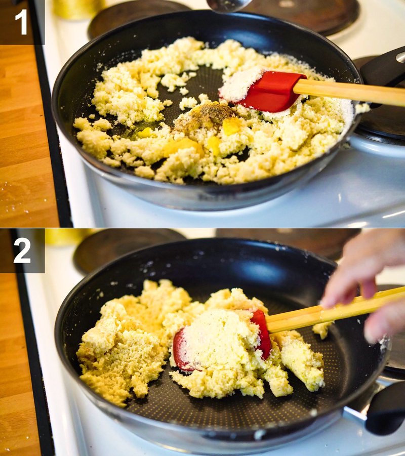 Image of the recipe cooking step-1-4 for Coconut Ladoo Truffles
