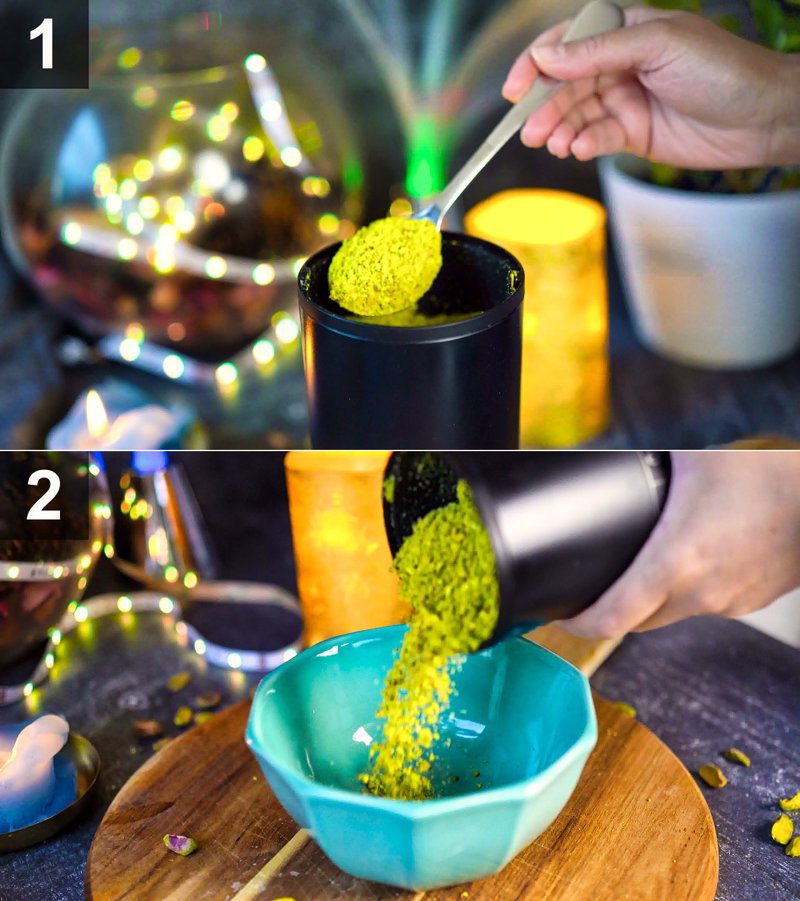 Image of the recipe cooking step-1-6 for Coconut Ladoo Truffles