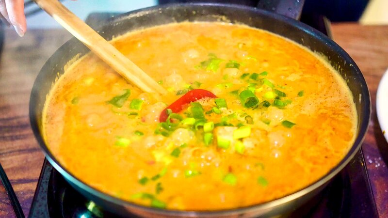 Image of the recipe cooking step-1-8 for Creamy Coconut Lime Tofu Curry