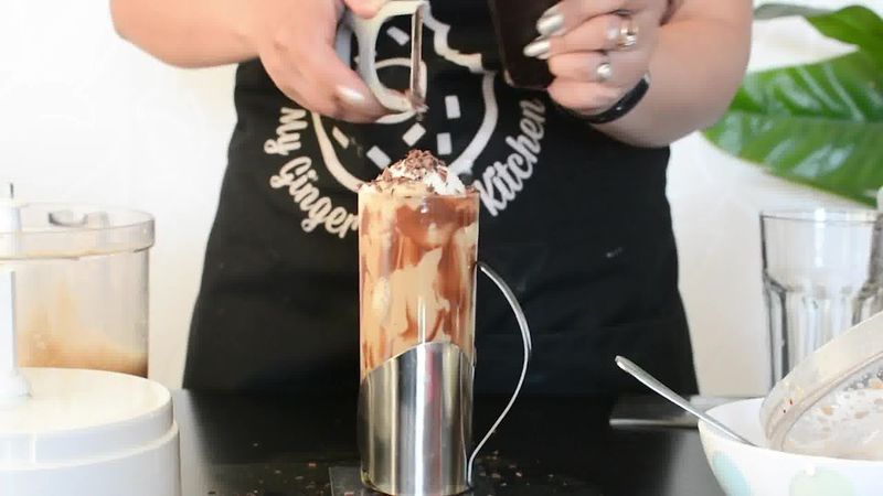 Image of the recipe cooking step-1-4 for Cold Coffee Recipe – 2 Ways - Cold Coffee With Ice Cream