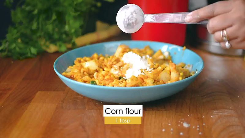 Image of the recipe cooking step-1-10 for Corn Pakora - Quick and Easy Corn Fritters