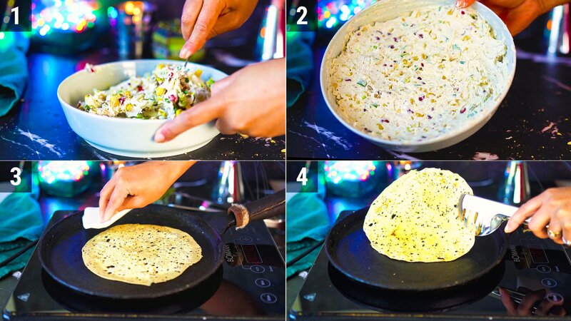 Image of the recipe cooking step-1-3 for Cream Cheese Corn Chaat Balls