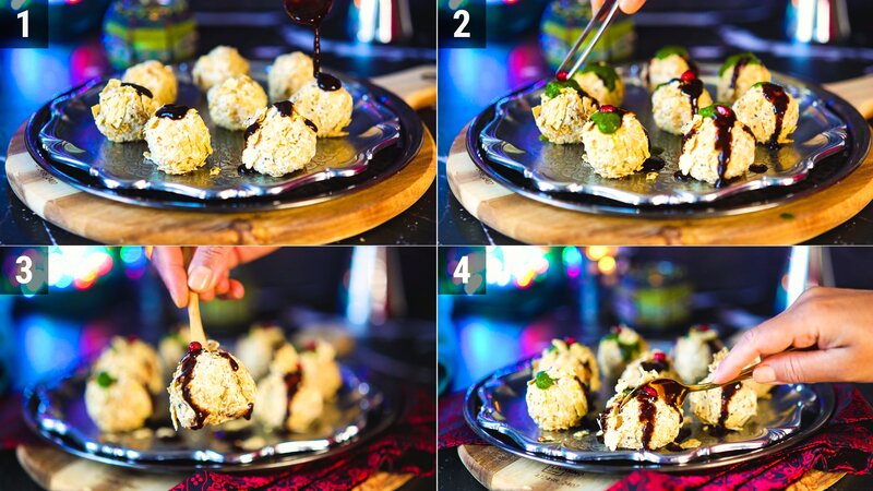 Image of the recipe cooking step-1-6 for Cream Cheese Corn Chaat Balls