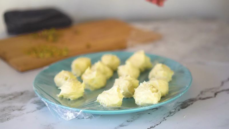 Image of the recipe cooking step-1-12 for Cream Cheese White Chocolate Truffles