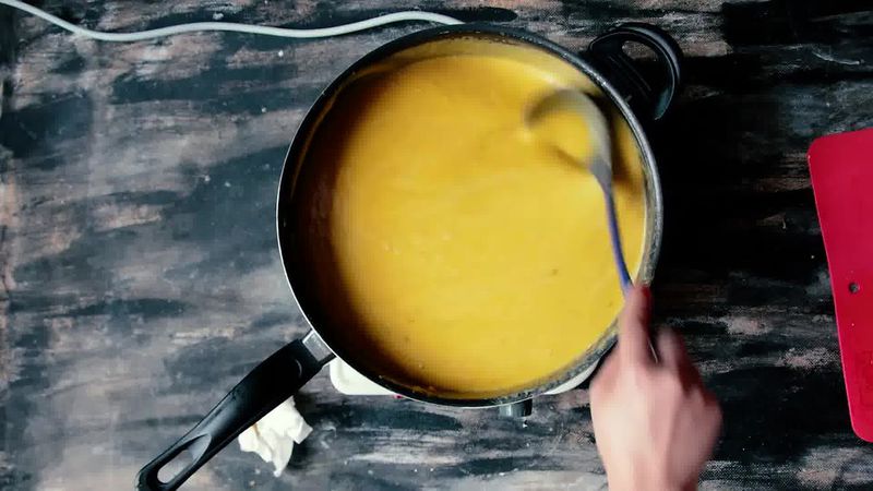 Image of the recipe cooking step-1-9 for Creamy Sweet Potato Carrot Soup