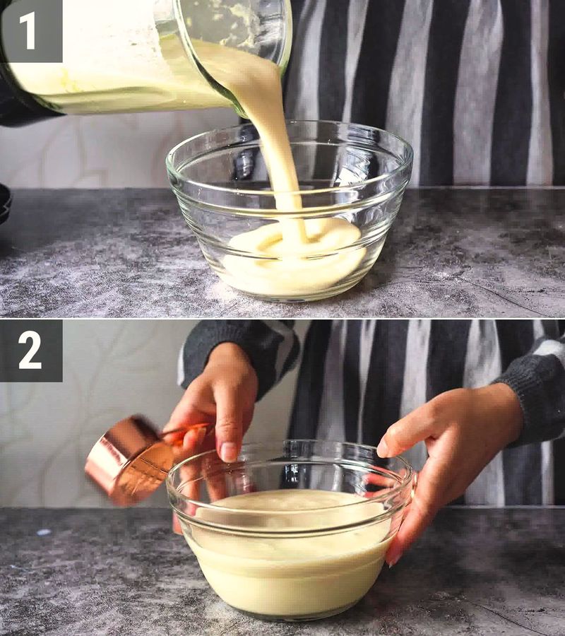 Image of the recipe cooking step-1-4 for Crepes Recipe