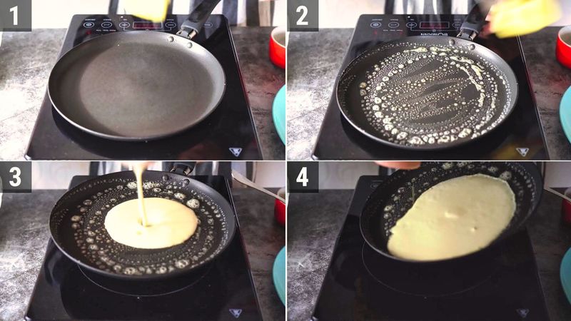Image of the recipe cooking step-1-5 for Crepes Recipe