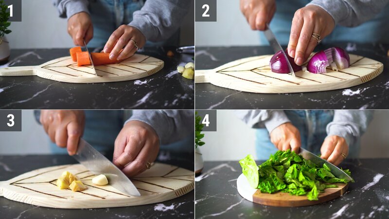 Image of the recipe cooking step-1-1 for Crispy Black Bean Veggie Patties