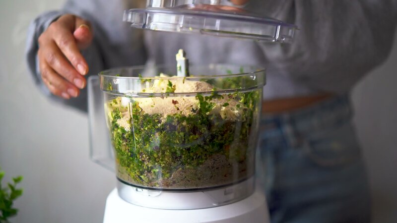 Image of the recipe cooking step-2-3 for Crispy Black Bean Veggie Patties