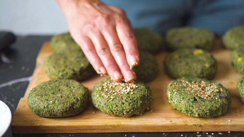 Image of the recipe cooking step-3-3 for Crispy Black Bean Veggie Patties
