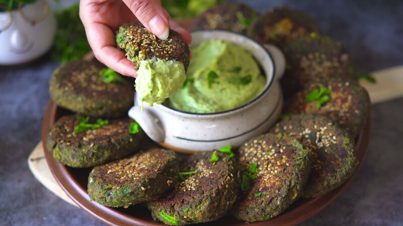 Image of the recipe cooking step-6-1 for Crispy Black Bean Veggie Patties