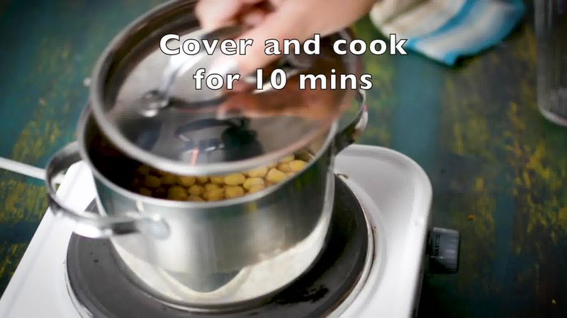 Image of the recipe cooking step-2-2 for Crispy Fried Chana Masala - Crunchy Crispy Chickpeas