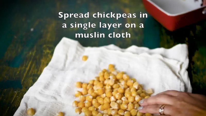 Image of the recipe cooking step-3-1 for Crispy Fried Chana Masala - Crunchy Crispy Chickpeas
