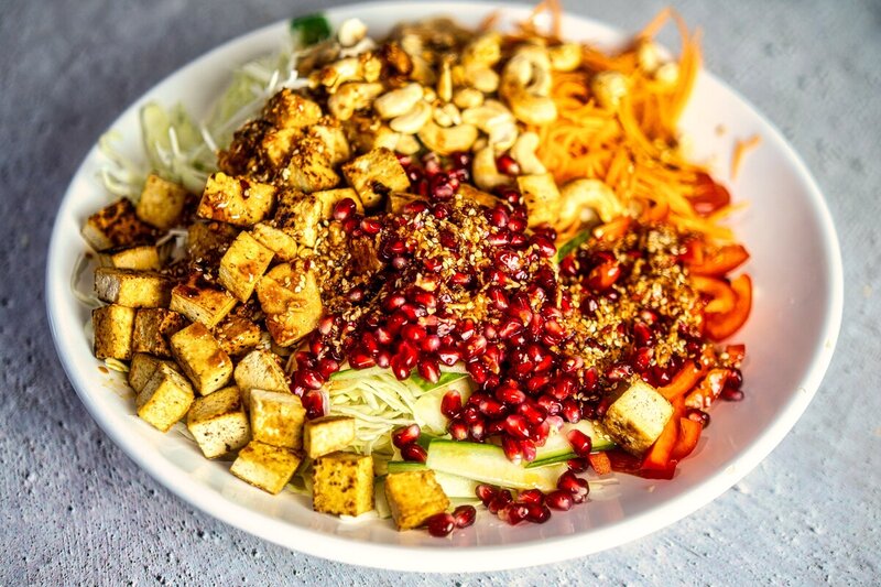 Image of the recipe cooking step-1-4 for Crunchy sesame lime cabbage salad