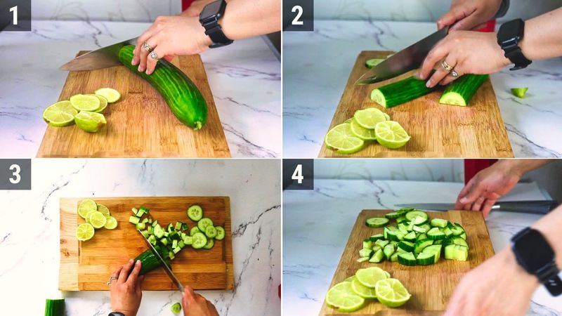 Image of the recipe cooking step-1-1 for Cucumber Cooler