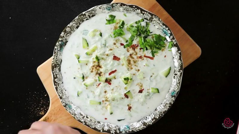 Image of the recipe cooking step-2-1 for Cucumber Raita -  Kheere Ka Raita
