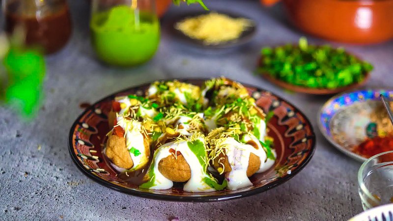 Image of the recipe cooking step-3-7 for Dahi Puri
