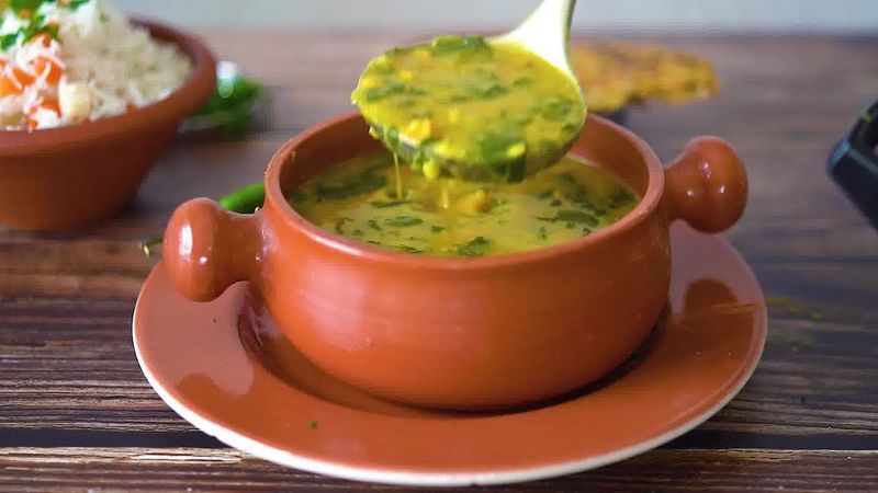 Image of the recipe cooking step-5-1 for Dal Palak - Spinach Dal