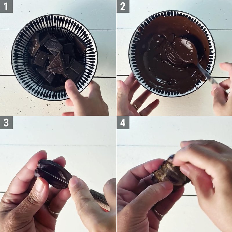 Image of the recipe cooking step-1-1 for Date Snickers