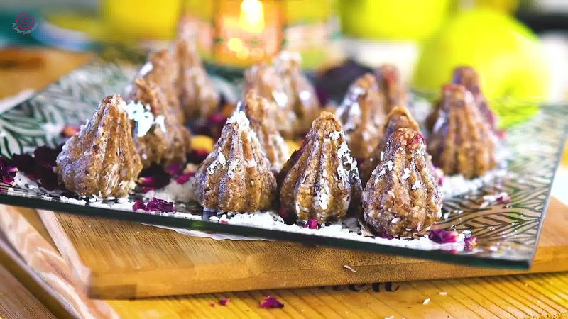 Image of the recipe cooking step-1-14 for Dry Fruits Modak