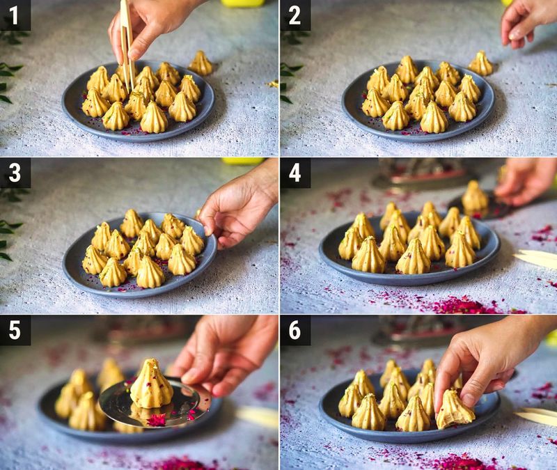 Image of the recipe cooking step-1-4 for Dulce De Leche Modak