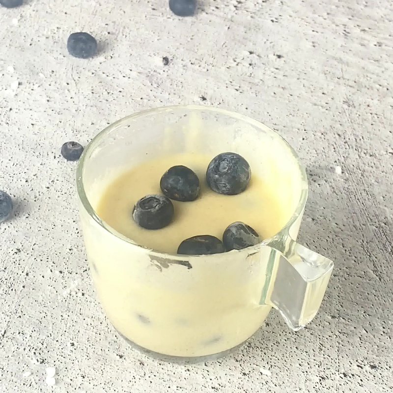 Image of the recipe cooking step-1-6 for Blueberry Mug Cake