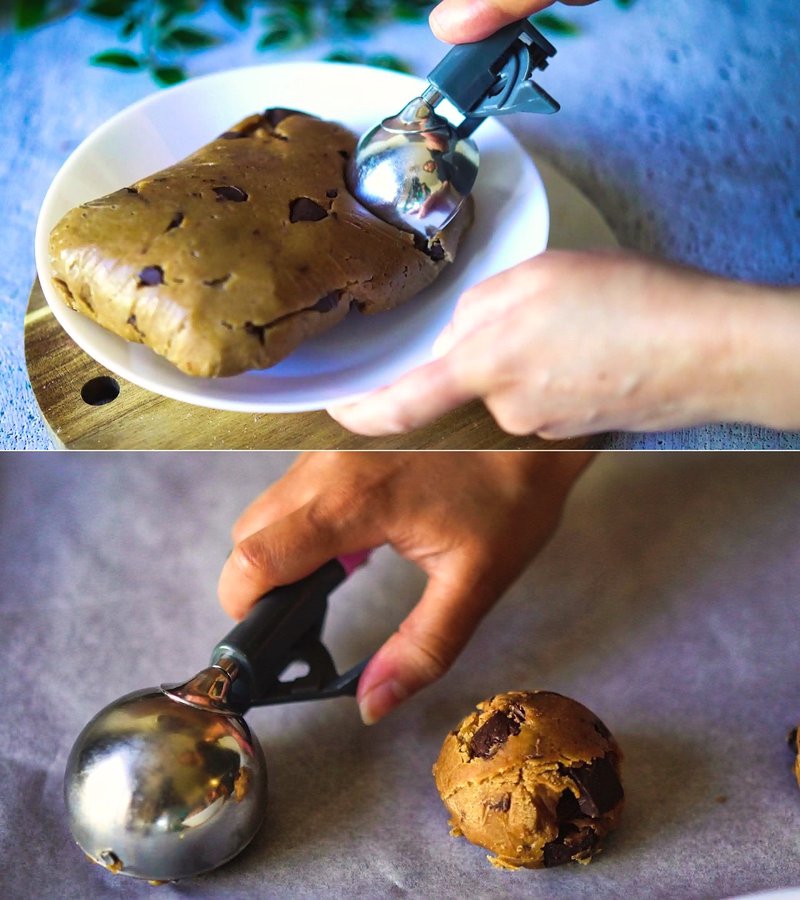 Image of the recipe cooking step-1-7 for Eggless Brown Butter Chocolate Chip Cookies