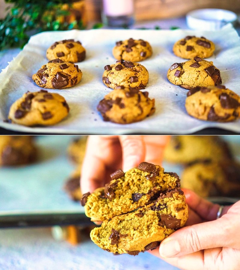 Image of the recipe cooking step-1-9 for Eggless Brown Butter Chocolate Chip Cookies