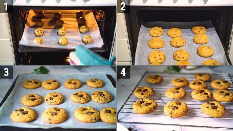 Image of the recipe cooking step-1-6 for Eggless Chocolate Chip Cookies