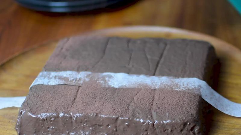 Image of the recipe cooking step-1-13 for Eggless Chocolate Mousse Cake Recipe - No Bake
