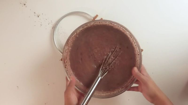 Image of the recipe cooking step-1-2 for Eggless Chocolate Mousse Cake Recipe - No Bake