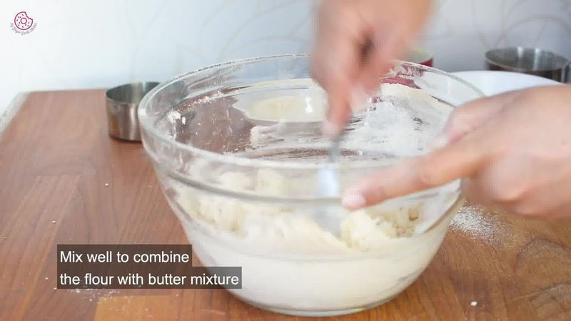 Image of the recipe cooking step-1-5 for Eggless Coconut Cookies