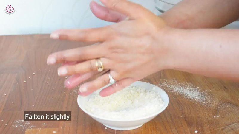 Image of the recipe cooking step-1-9 for Eggless Coconut Cookies