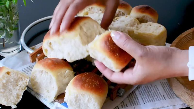 Image of the recipe cooking step-2-6 for Ladi Pav - Soft and Fluffy Dinner Rolls