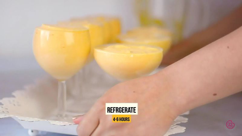 Image of the recipe cooking step-2-10 for Eggless Mango Mousse