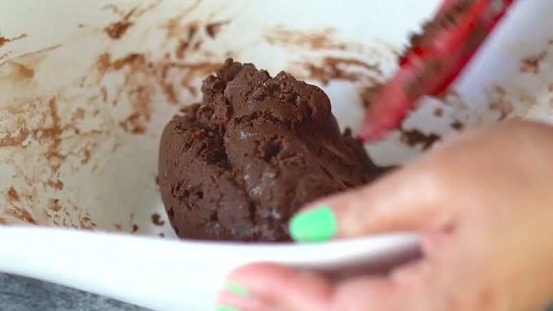 Image of the recipe cooking step-1-5 for  3-Ingredient Eggless Nutella Cookies