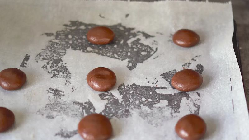 Image of the recipe cooking step-1-7 for  3-Ingredient Eggless Nutella Cookies