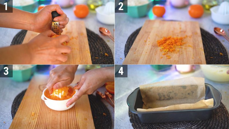 Image of the recipe cooking step-1-1 for Eggless Orange Cake