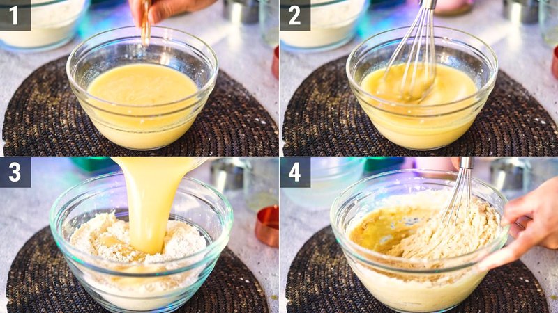 Image of the recipe cooking step-1-4 for Eggless Orange Cake