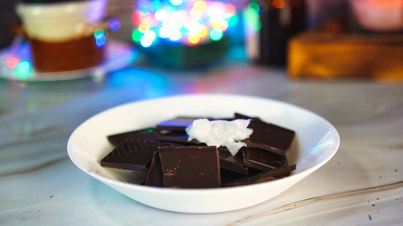 Image of the recipe cooking step-1-1 for Espresso Hazelnut Dark Chocolate Bark
