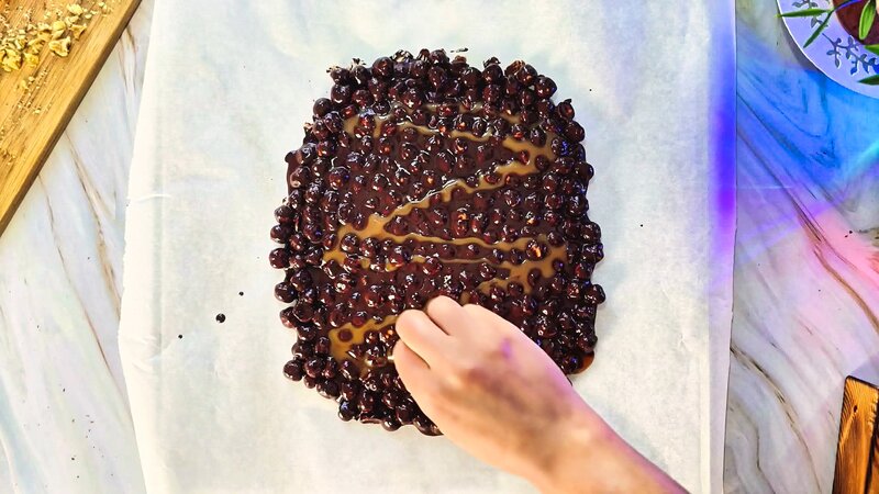 Image of the recipe cooking step-1-6 for Espresso Hazelnut Dark Chocolate Bark