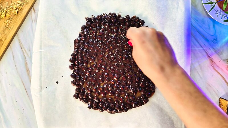 Image of the recipe cooking step-1-7 for Espresso Hazelnut Dark Chocolate Bark