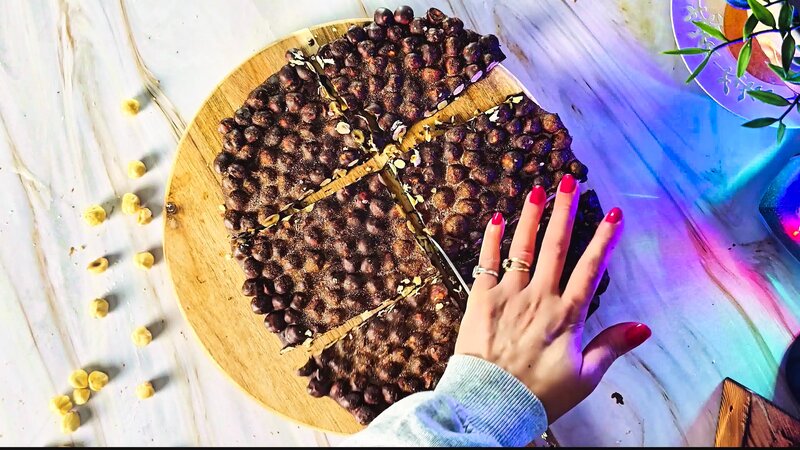 Image of the recipe cooking step-1-9 for Espresso Hazelnut Dark Chocolate Bark