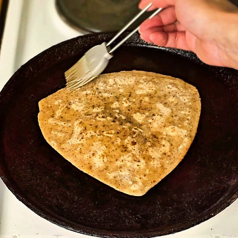Image of the recipe cooking step-3-2 for Flaxseed Paratha