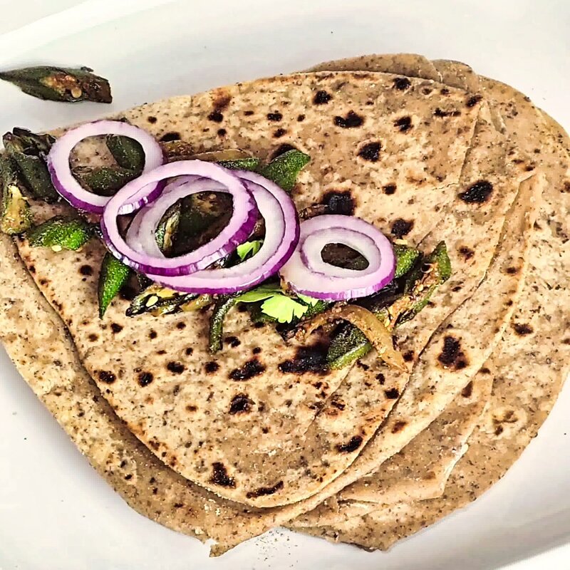 Image of the recipe cooking step-4-1 for Flaxseed Paratha