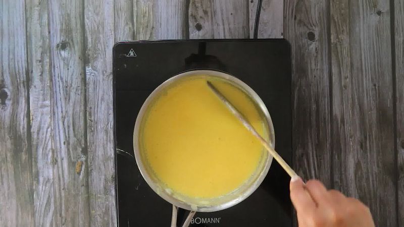 Image of the recipe cooking step-1-10 for Fruit Custard