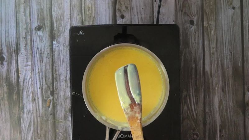 Image of the recipe cooking step-1-11 for Fruit Custard